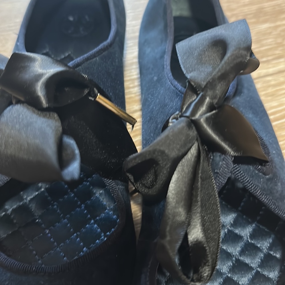 Tory Burch flats with ribbon laces size 7 - Picture 7 of 7